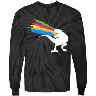 Dino Beam Tie-Dye Long Sleeve Shirt