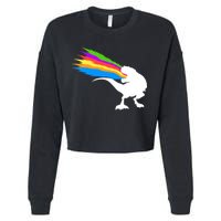 Dino Beam Cropped Pullover Crew