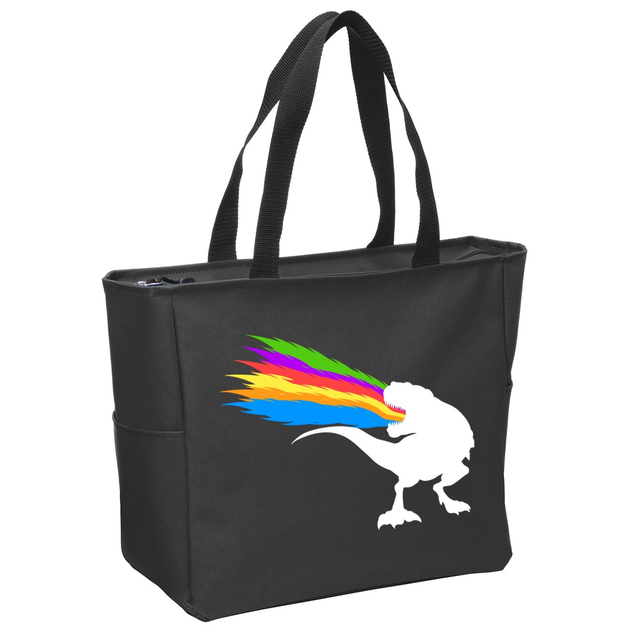 Dino Beam Zip Tote Bag