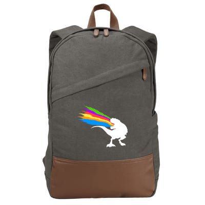 Dino Beam Cotton Canvas Backpack