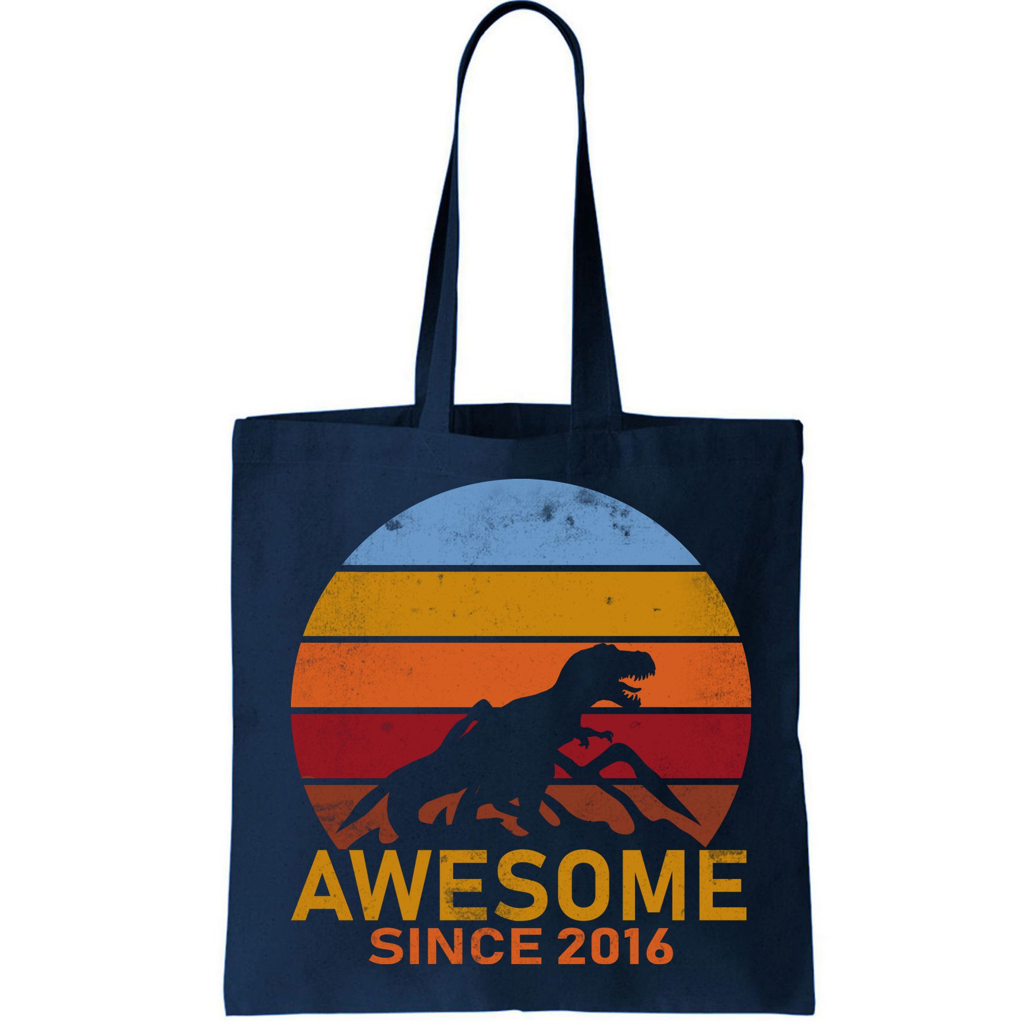 Dinosaur 6th Birthday Gift Awesome Since 2016 Bag