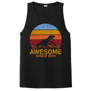 Dinosaur 9th Birthday Gift Awesome Since 2013 PosiCharge Competitor Tank