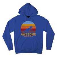 Dinosaur 9th Birthday Gift Awesome Since 2013 Hoodie