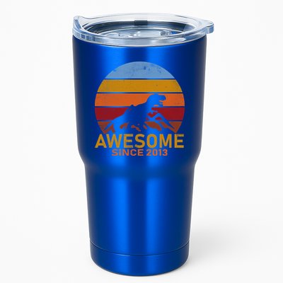 Dinosaur 9th Birthday Gift Awesome Since 2013 Tumbler