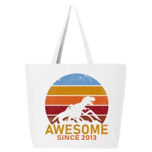 Dinosaur 9th Birthday Gift Awesome Since 2013 25L Jumbo Tote