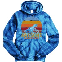 Dinosaur 11th Birthday Gift Awesome Since 2011 Tie Dye Hoodie