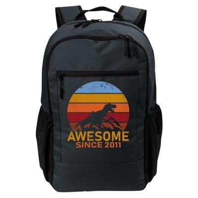 Dinosaur 11th Birthday Gift Awesome Since 2011 Daily Commute Backpack