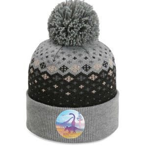 Dinosaur Landscape The Baniff Cuffed Pom Beanie