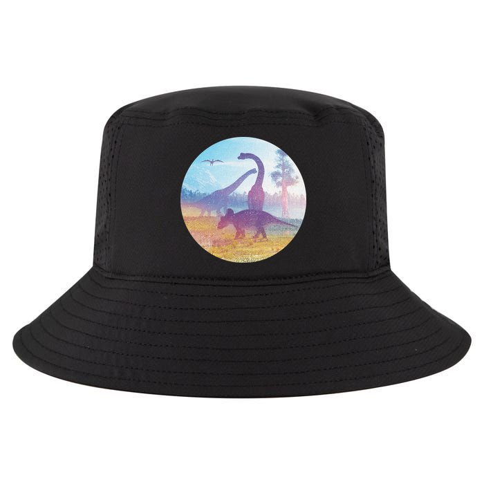 Dinosaur Landscape Cool Comfort Performance Bucket Hat