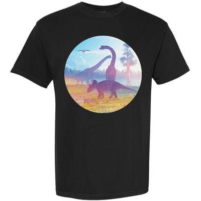 Dinosaur Landscape Garment-Dyed Heavyweight T-Shirt