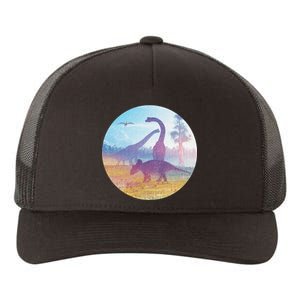 Dinosaur Landscape Yupoong Adult 5-Panel Trucker Hat