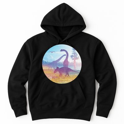 Dinosaur Landscape Hoodie