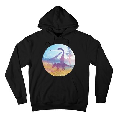 Dinosaur Landscape Hoodie