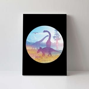 Dinosaur Landscape Canvas