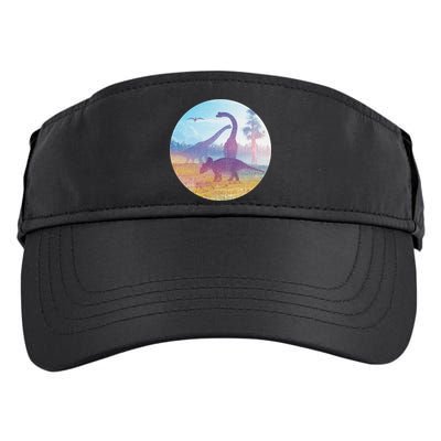 Dinosaur Landscape Adult Drive Performance Visor