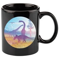 Dinosaur Landscape 11oz C Handle Ceramic Mug