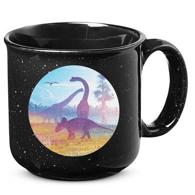 Dinosaur Landscape 15oz Campfire Ceramic Mug