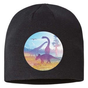 Dinosaur Landscape Sustainable Beanie