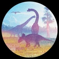 Dinosaur Landscape 16 in Basic Backpack