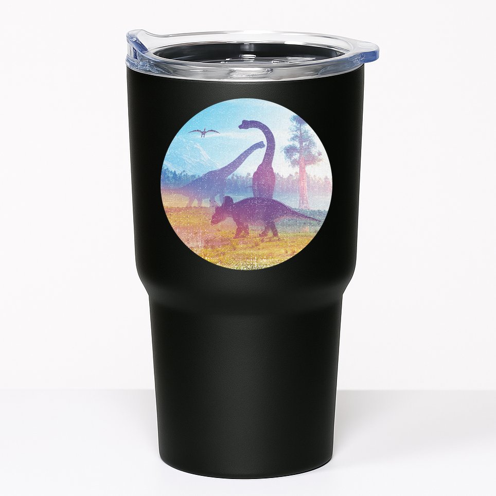 Dinosaur Landscape Tumbler