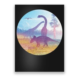 Dinosaur Landscape Poster