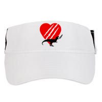 Dinosaur RAWR Valentine's Day Adult Drive Performance Visor