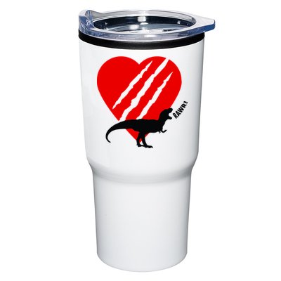 Dinosaur RAWR Valentine's Day Tumbler