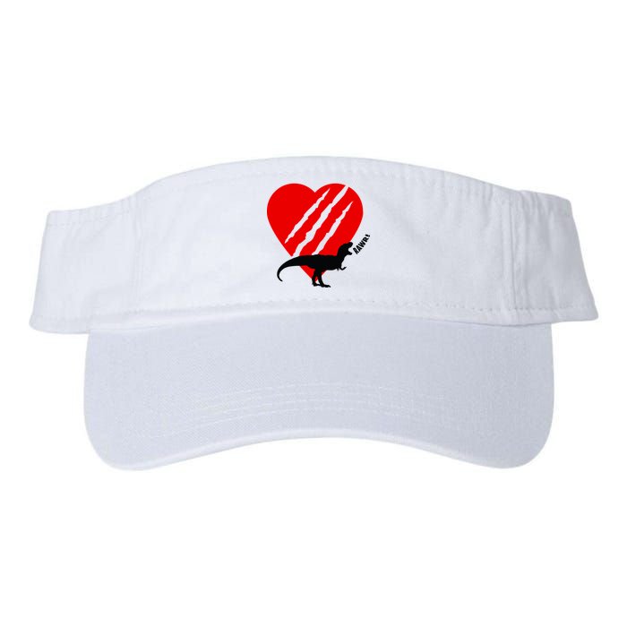 Dinosaur RAWR Valentine's Day Visor
