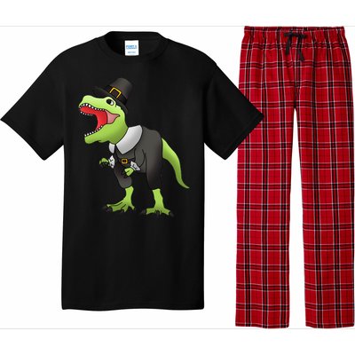 Dinosaur Thanksgiving Pilgrim Pajama Set