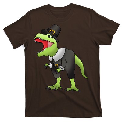 Dinosaur Thanksgiving Pilgrim T-Shirt