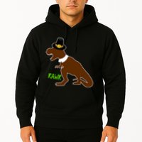 Dinosaur Thanksgiving T-Rex Pilgrim Hoodie