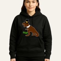 Dinosaur Thanksgiving T-Rex Pilgrim Hoodie