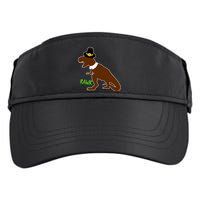 Dinosaur Thanksgiving T-Rex Pilgrim Adult Drive Performance Visor