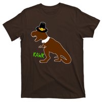 Dinosaur Thanksgiving T-Rex Pilgrim T-Shirt