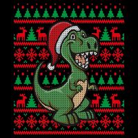 Dinosaur Ugly Christmas Mug