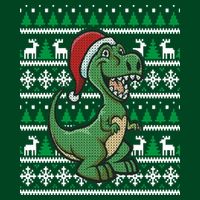 Dinosaur Ugly Christmas Sweatshirt