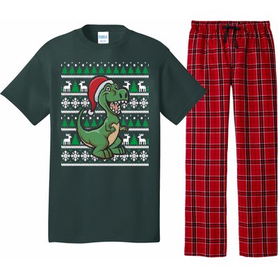 Dinosaur Ugly Christmas Pajama Set