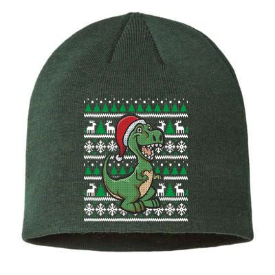 Dinosaur Ugly Christmas Sustainable Beanie