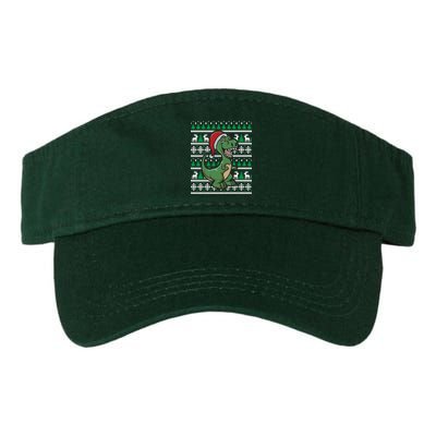 Dinosaur Ugly Christmas Valucap Bio-Washed Visor