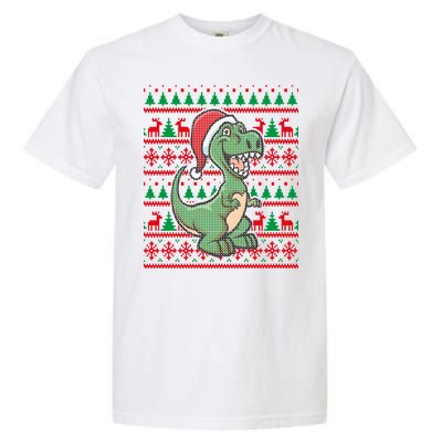 Dinosaur Ugly Christmas Garment-Dyed Heavyweight T-Shirt