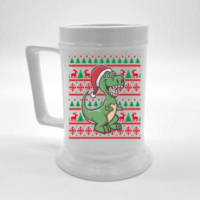 Dinosaur Ugly Christmas Beer Stein