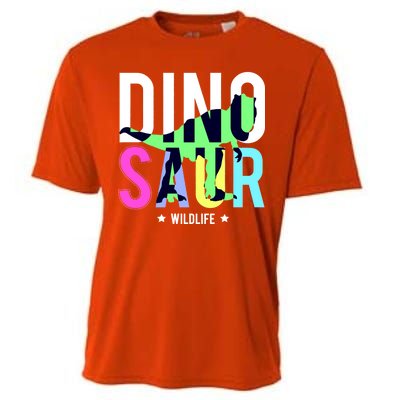 Dinosaur Wildlife Cooling Performance Crew T-Shirt