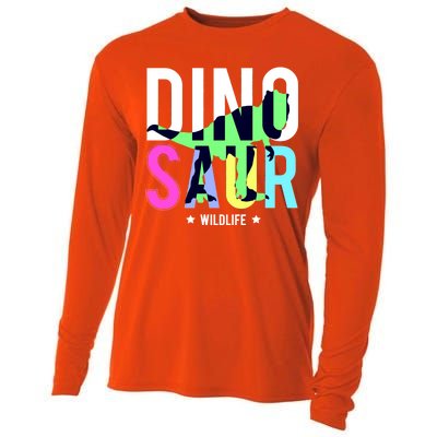 Dinosaur Wildlife Cooling Performance Long Sleeve Crew