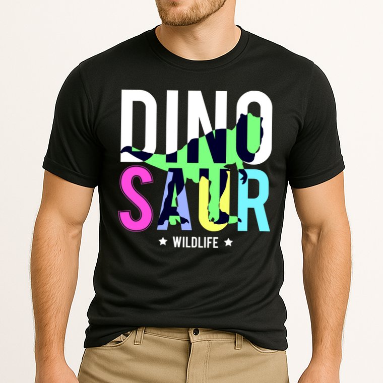 Dinosaur Wildlife Cooling Performance Crew T-Shirt