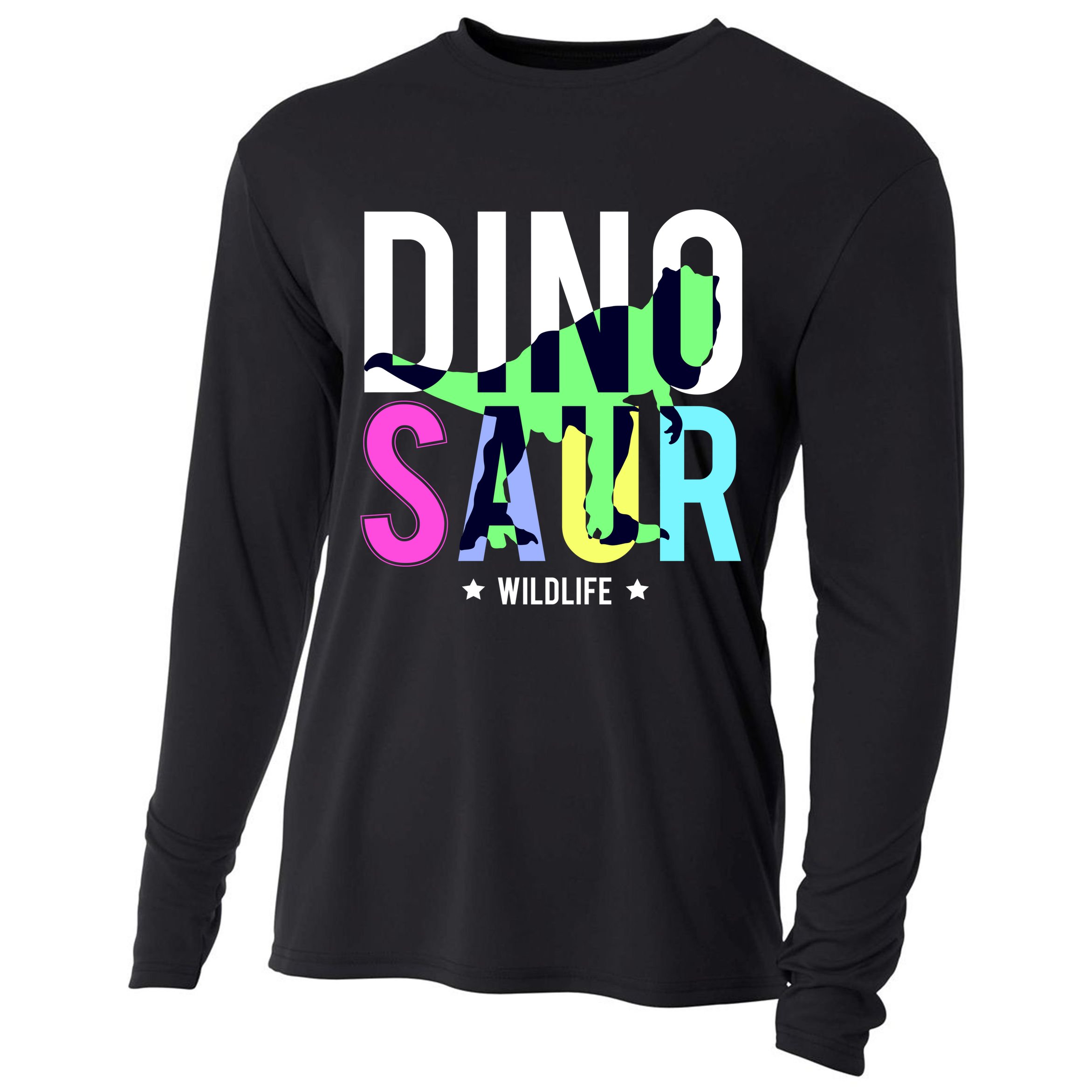 Dinosaur Wildlife Cooling Performance Long Sleeve Crew