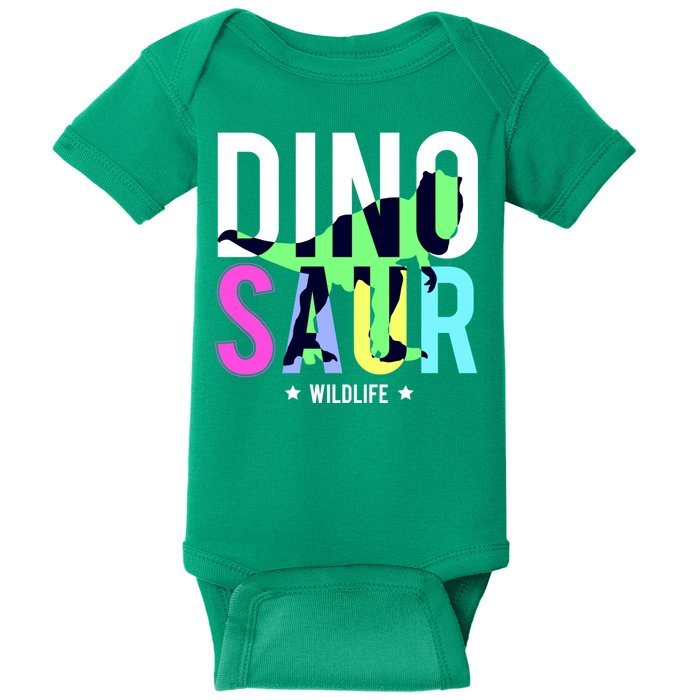Dinosaur Wildlife Baby Bodysuit