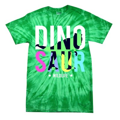 Dinosaur Wildlife Tie-Dye T-Shirt