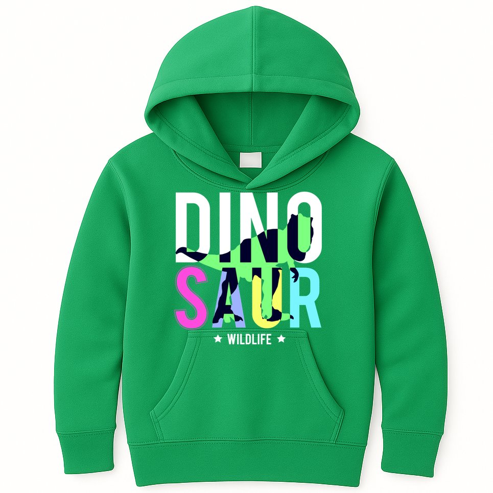 Dinosaur Wildlife Kids Hoodie