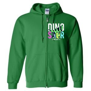 Dinosaur Wildlife Full Zip Hoodie