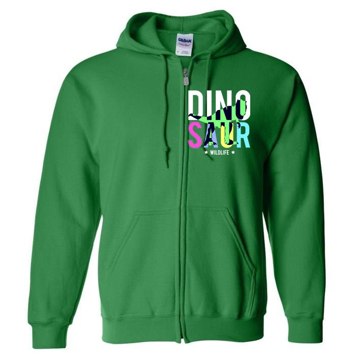 Dinosaur Wildlife Full Zip Hoodie